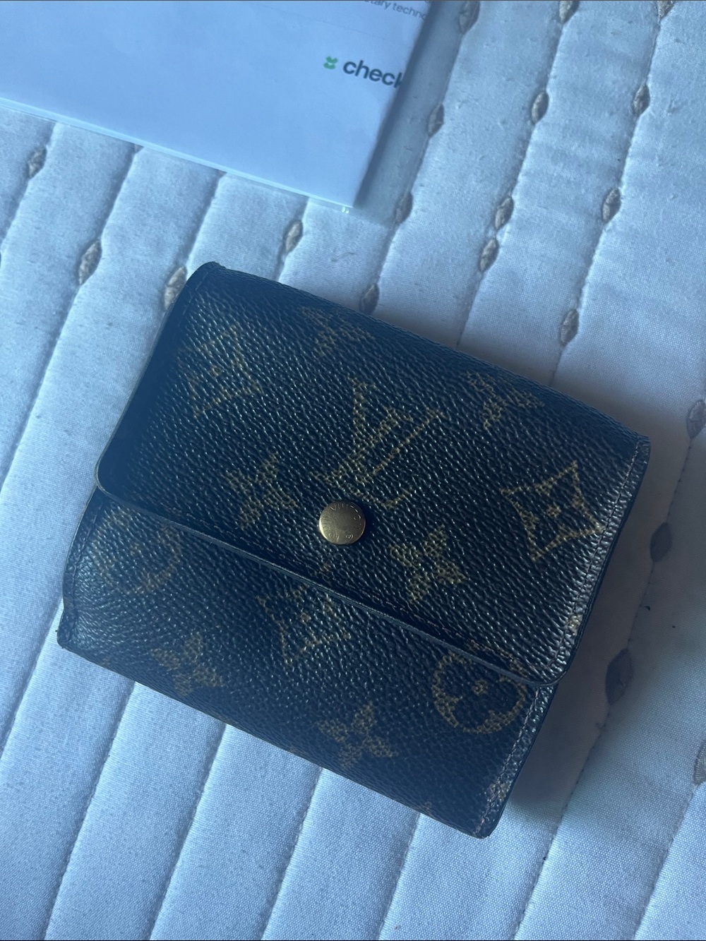 Louis Vuitton Monogram Compact Wallet - Brown and Gold